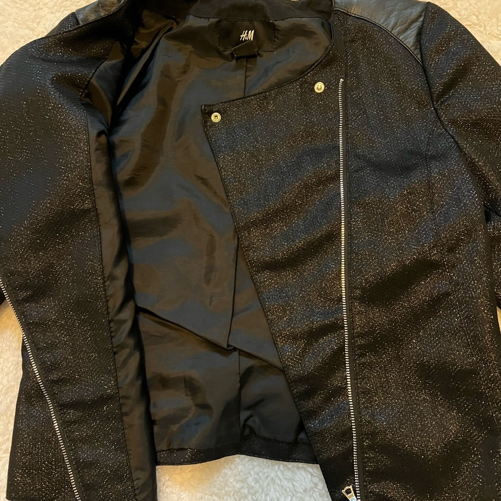 Black shimmer jacket